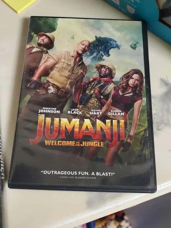 Nwt The Punisher & Nwot Jumanji DVD Duo - Black, White, Red - Picture 4 of 5